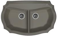 Мойка кухонная керамогранитная Florentina ЭМИЛИЯ 870 20.365.F870.302 87*55 см. антрацит