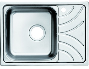 Мойка кухонная из нержавеющей стали IDDIS ARRO ARR60SLi77 60,5*44 см.  Мойка кухонная из нержавеющей стали IDDIS ARRO ARR60SLi77 60,5*44 см.