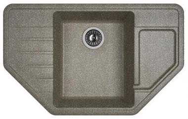 Мойка кухонная из литьевого мрамора Dr. Gans РИО 25.080.C0800.407 80*50 см. черный