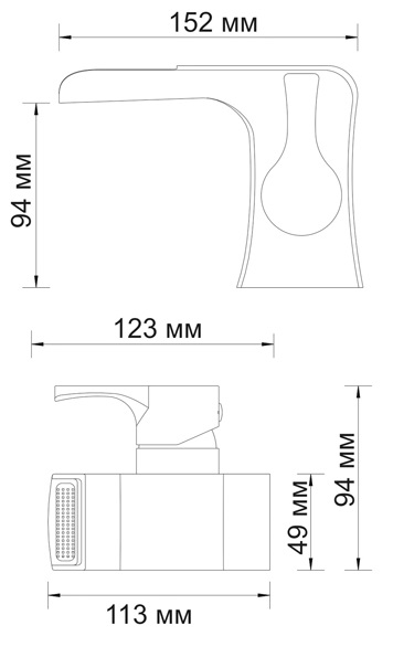 Смеситель WasserKRAFT BERKEL 4869 для раковины  Смеситель WasserKRAFT BERKEL 4869 для раковины