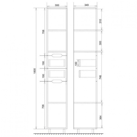 Пенал Mirsant SOHO  30 см. 