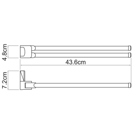 Полотенцедержатель WasserKRAFT EXTER K-5231  