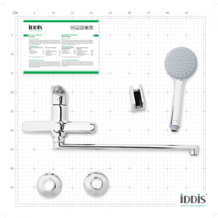 Смеситель IDDIS ZODIAC ZODSBL2i10 универсальный 