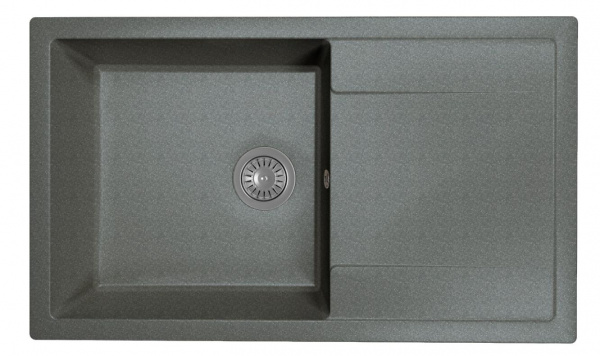 Мойка кухонная из литьевого мрамора Dr. Gans ТЕХНО 860 25.030.D0860.407 86*51 см. черный