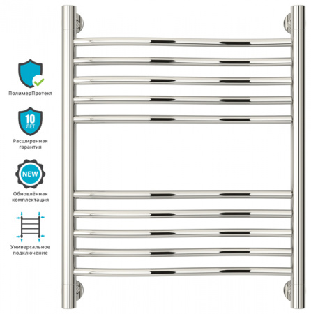 Полотенцесушитель водяной Сунержа ФЛЮИД+ 00-0222-6050 600х500 