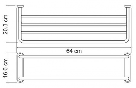Полотенцедержатель WasserKRAFT  K-888  