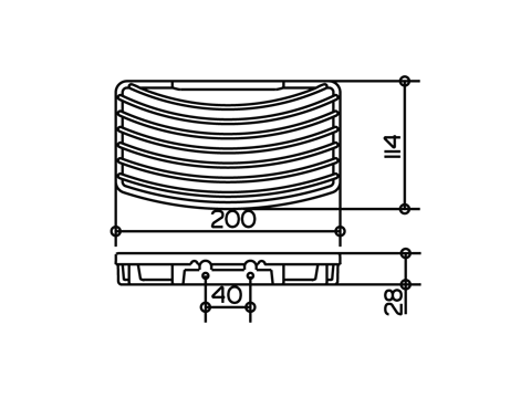 Полка Keuco UNIVERSAL 24942 010000   Полка Keuco UNIVERSAL 24942 010000