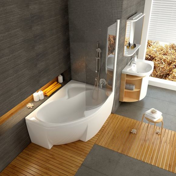 Ванна акриловая Ravak ROSA II CJ210P0000 160x105 см. правая 