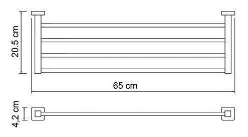 Полотенцедержатель WasserKRAFT LIPPE K-6511   Полотенцедержатель WasserKRAFT LIPPE K-6511
