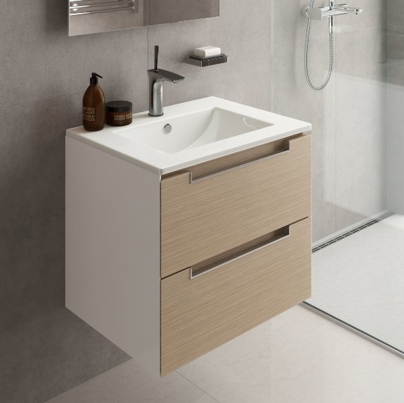 Раковина Sanita luxe QUADRO QDR60SLWB01 60 