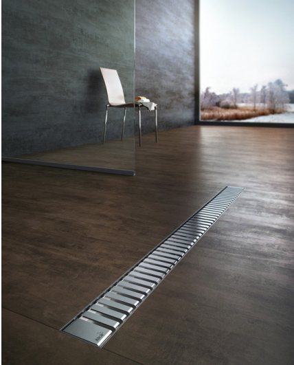 Решетка для душевого канала Alcaplast  LINE-300L   Решетка для душевого канала Alcaplast  LINE-300L