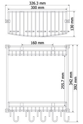 Полка WasserKRAFT  K-1422  