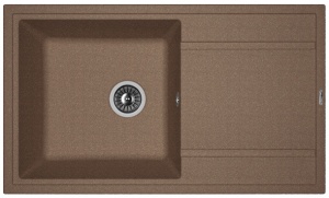 Мойка кухонная керамогранитная Florentina ЛИПСИ 860 20.130.D0860.303 86*51 см. мокко