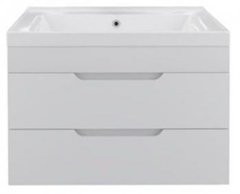 Тумба под раковину навесная Mirsant QUADRO  80 см. 