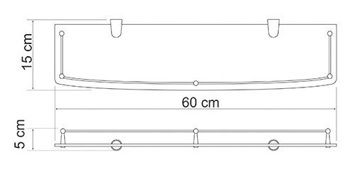 Полка WasserKRAFT  K-555   Полка WasserKRAFT  K-555