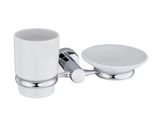 Стакан и мыльница навесной WasserKRAFT DONAU K-9426C  