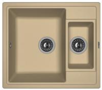 Мойка кухонная керамогранитная Florentina ЛИПСИ 580K 20.210.D0580.306 58*51 см. капучино