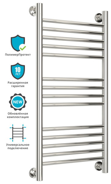 Полотенцесушитель водяной Сунержа БОГЕМА+ 00-0221-8040 800х400 