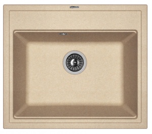 Мойка кухонная керамогранитная Florentina ЛИПСИ 600 20.120.D0600.107 60*51 см. песочный