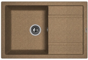 Мойка кухонная керамогранитная Florentina ЛИПСИ 760 20.160.D0760.105 76*51 см. коричневый