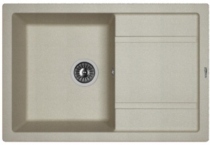 Мойка кухонная керамогранитная Florentina ЛИПСИ 760 20.160.D0760.305 76*51 см. грей