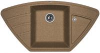 Мойка кухонная керамогранитная Florentina ЛИПСИ 980C 20.180.D0980.105 98*51 см. коричневый