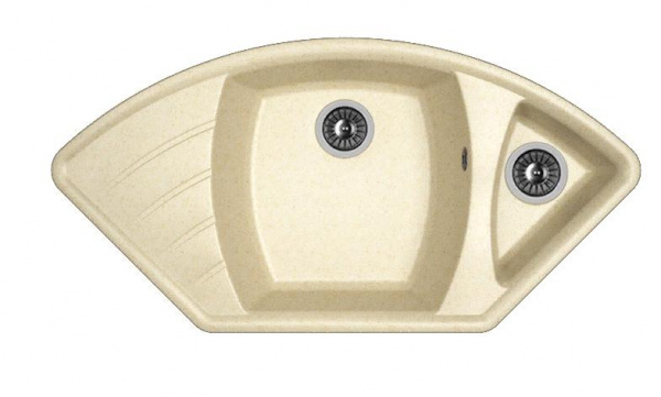 Мойка кухонная из литьевого мрамора Dr. Gans ГАБИ 25.050.E1015.403 101,5*51 см. латте