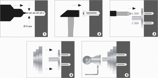 Полотенцедержатель WasserKRAFT AMMER K-7060  