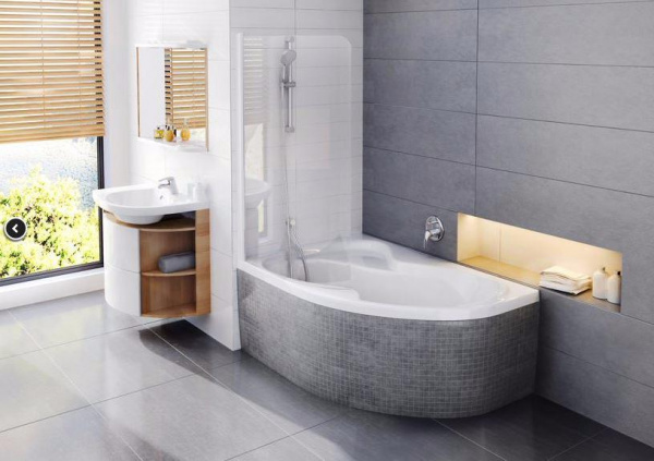 Ванна акриловая Ravak ROSA II CM210P0000 160x105 см. левая 