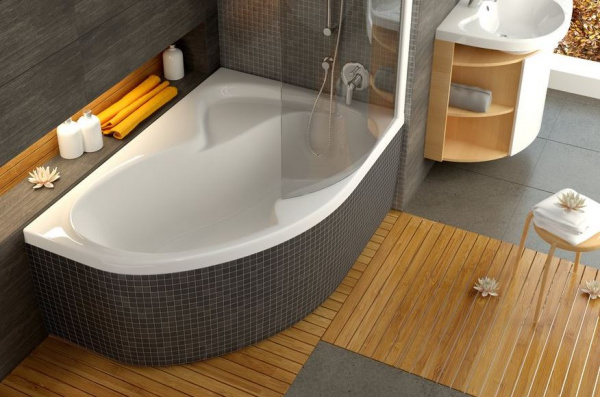 Ванна акриловая Ravak ROSA II CJ210P0000 160x105 см. правая 