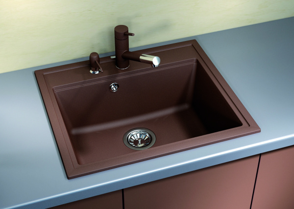 Мойка кухонная керамогранитная Florentina ЛИПСИ 600 20.120.D0600.202 60*51 см. шампань