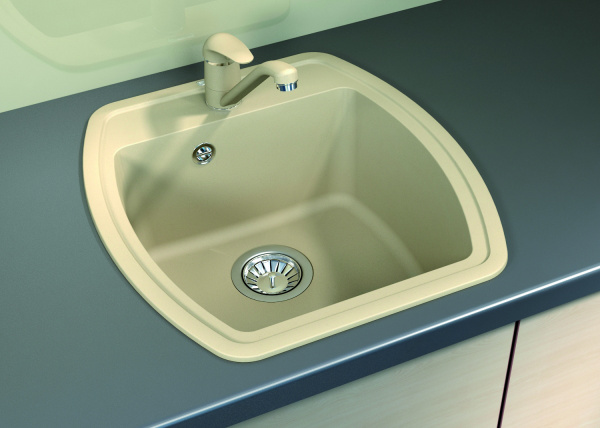 Мойка кухонная керамогранитная Florentina НИРЕ 480 20.190.B0480.303 48*51 см. мокко