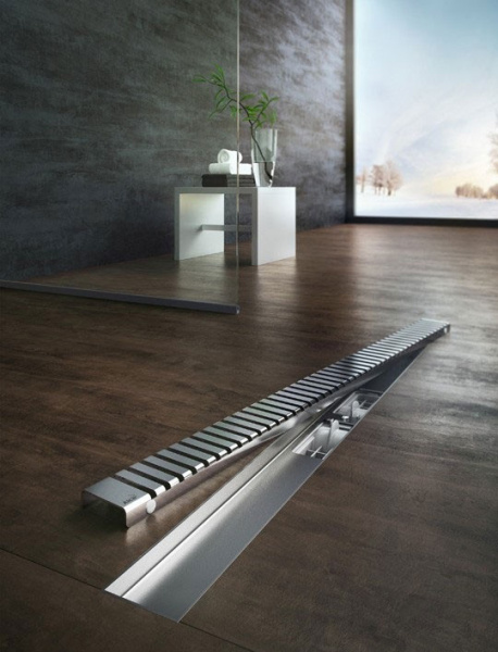 Решетка для душевого канала Alcaplast  LINE-550L   Решетка для душевого канала Alcaplast  LINE-550L