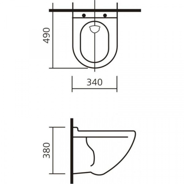 Унитаз навесной Sanita luxe ATTICA ATCSLWH0102  