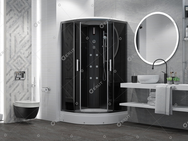 Душевая кабина Erlit  ER5710P-C24 100x100 см.  Душевая кабина Erlit  ER5710P-C24 100x100 см.