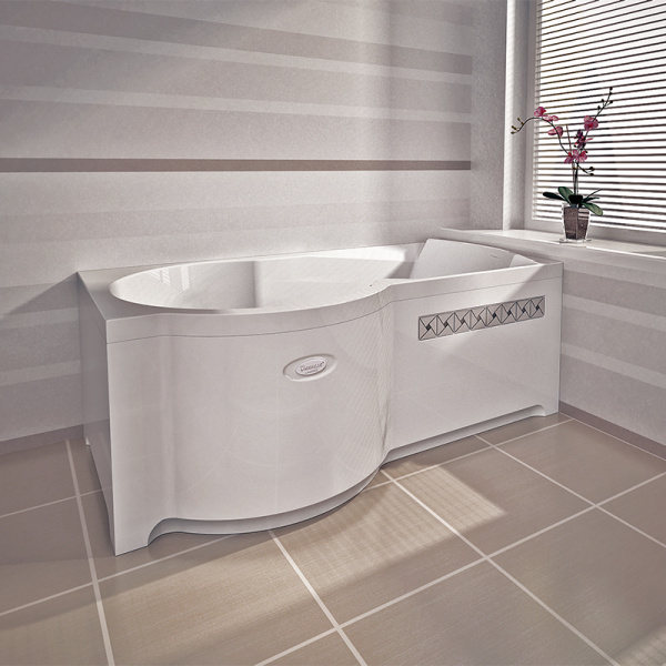 Ванна акриловая Radomir ВАЛЕНСИЯ  170x95 см. левая 